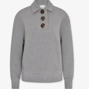 Varley Andale Sweat Grey Marl EUC